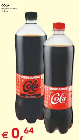 Esselunga Esselunga cola regular o zero offerta