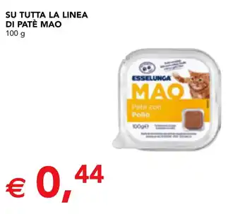 Esselunga su tutta la linea di patè mao
