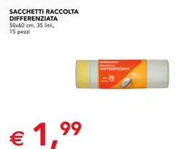 Esselunga Esselunga sacchetti raccolta differenziata offerta