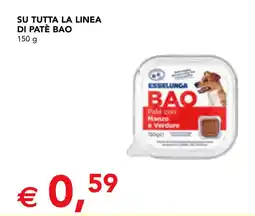 Esselunga Esselunga su tutta la linea di patè bao offerta