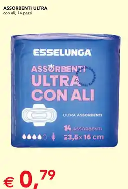 Esselunga Esselunga assorbenti ultra con ali offerta