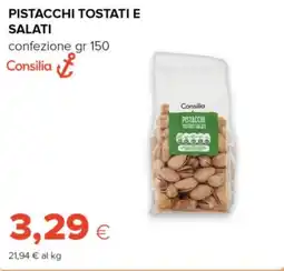 Tigre Pistacchi tostati e salati Consilia offerta