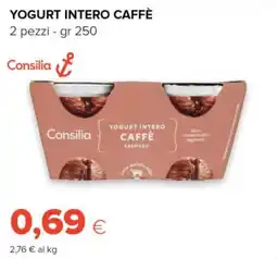 Tigre Yogurt intero caffè Consilia offerta