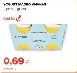 Tigre Yogurt magro ananas Consilia offerta
