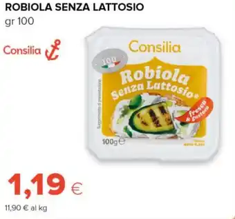 Tigre Robiola senza lattosio Consilia offerta