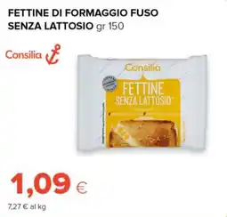 Tigre Fettine di formaggio fuso senza lattosio Consilia offerta