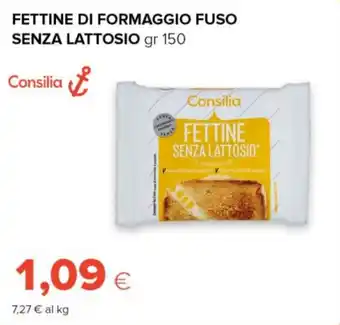 Tigre Fettine di formaggio fuso senza lattosio Consilia offerta