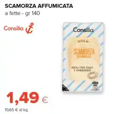 Tigre Scamorza affumicata a fette Consilia offerta