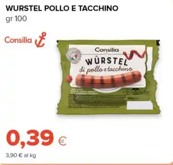 Wurstel pollo e tacchino