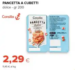 Tigre Pancetta a cubetti dolce Consilia offerta