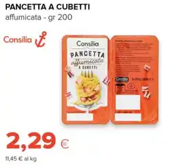 Tigre Pancetta a cubetti affumicata Consilia offerta