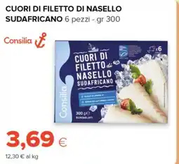 Tigre Cuori di filetto di nasello sudafricano Consilia offerta