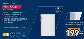 HOOVER CONGELATORE VERTICALE HONUQ2L58EWH