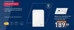 Unieuro HOOVER CONGELATORE ORIZZONTALE HOCH 100 EE offerta