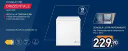 Unieuro HOOVER CONGELATORE ORIZZONTALE HOCH145EE offerta