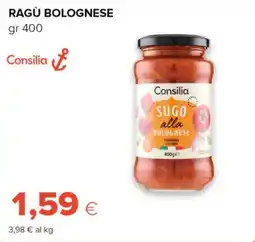 Tigre Ragù bolognese Consilia offerta
