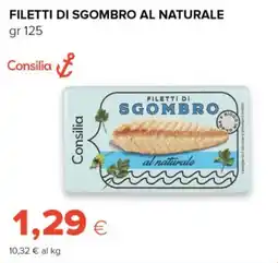 Tigre Filetti di sgombro al naturale Consilia offerta