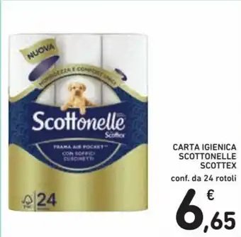 Spazio Conad Scottex Carta Igienica Scottonelle conf. da 24 rotoli offerta