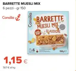 Tigre Barrette muesli mix Consilia offerta