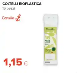Tigre Coltelli bioplastica Consilia offerta