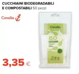 Tigre Cucchiaini biodegradabili e compostabili Consilia offerta