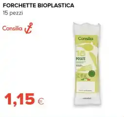 Tigre Forchette bioplastica Consilia offerta