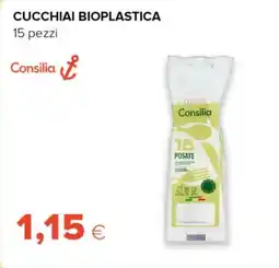 Tigre Cucchiai bioplastica Consilia offerta