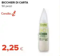Tigre Bicchieri di carta Consilia offerta