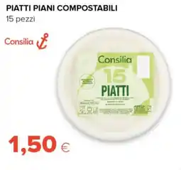 Tigre Piatti piani compostabili Consilia offerta