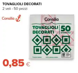 Tigre Tovaglioli decorati Consilia offerta