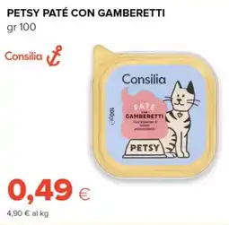 Tigre Petsy paté con gamberetti Consilia offerta