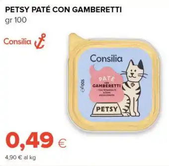 Tigre Petsy paté con gamberetti Consilia offerta