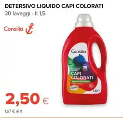 Tigre Detersivo liquido capi colorati Consilia offerta