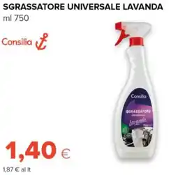 Tigre Sgrassatore universale lavanda Consilia offerta