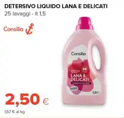 Tigre Detersivo liquido lana e delicati Consilia offerta