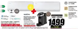 MediaWorld SAMSUNG DUAL Windfree 9000 + 12000 BTU offerta