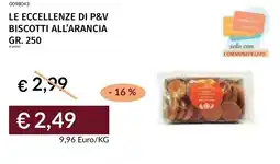 Prezzemolo e Vitale Le eccellenze di p&v biscotti all'arancia offerta