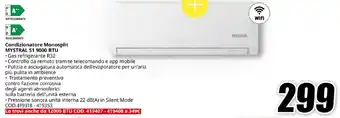 OLIMPIA SPLENDID Condizionatore Monosplit MYSTRAL S1 9000 BTU