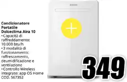 MediaWorld OLIMPIA SPLENDID Condizionatore Portatile Dolceclima Aira 10 offerta