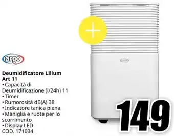 Argo Deumidificatore Lilium Art 11