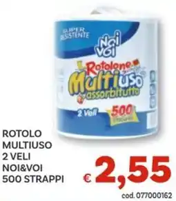 Vivo Supermercati Rotolo multiuso 2 veli NOI&VOI offerta