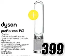 MediaWorld dyson purifier cool PC1 offerta