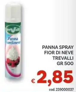 Vivo Supermercati Panna spray fior di neve TREVALLI offerta