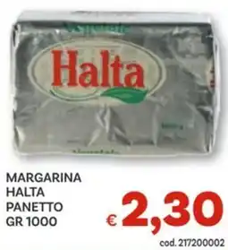 Vivo Supermercati Margarina halta panetto offerta
