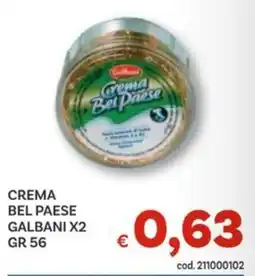 Vivo Supermercati Crema bel paese GALBANI X2 offerta