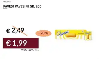 Prezzemolo e Vitale Pavesi pavesini offerta