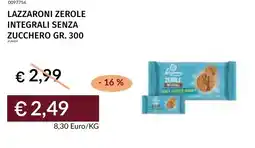 Prezzemolo e Vitale Lazzaroni zerole integrali senza zucchero offerta