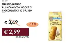 Prezzemolo e Vitale Mulino bianco plumcake con gocce di cioccolato offerta