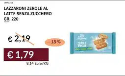 Prezzemolo e Vitale Lazzaroni zerole al latte senza zucchero offerta