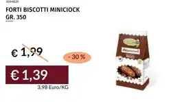 Prezzemolo e Vitale Forti biscotti miniciock offerta